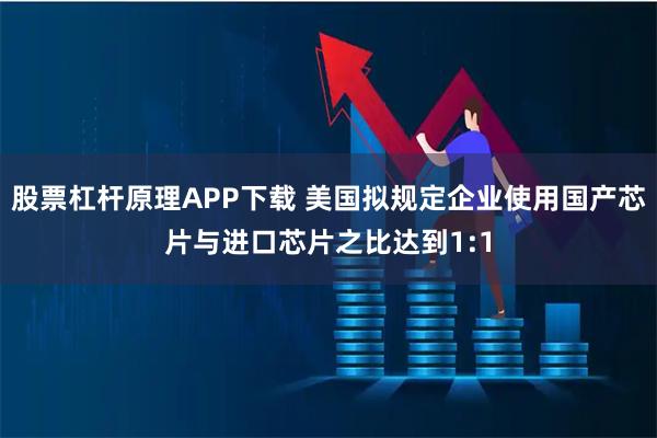 股票杠杆原理APP下载 美国拟规定企业使用国产芯片与进口芯片之比达到1:1