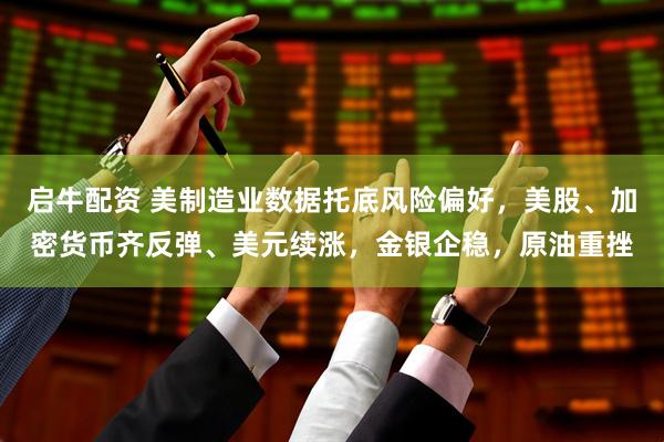 启牛配资 美制造业数据托底风险偏好，美股、加密货币齐反弹、美元续涨，金银企稳，原油重挫