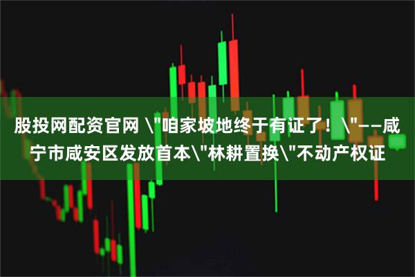 股投网配资官网 ＂咱家坡地终于有证了！＂——咸宁市咸安区发放首本＂林耕置换＂不动产权证